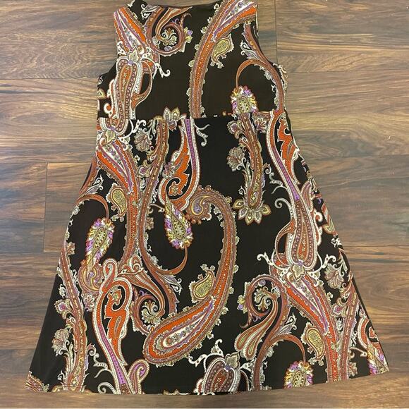 MSK Vibrant Summer Dress Above Knee Size Small B4 - Picture 3 of 3